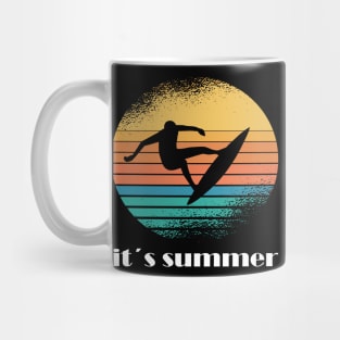 Surfing girl is the best windsurfing Mug